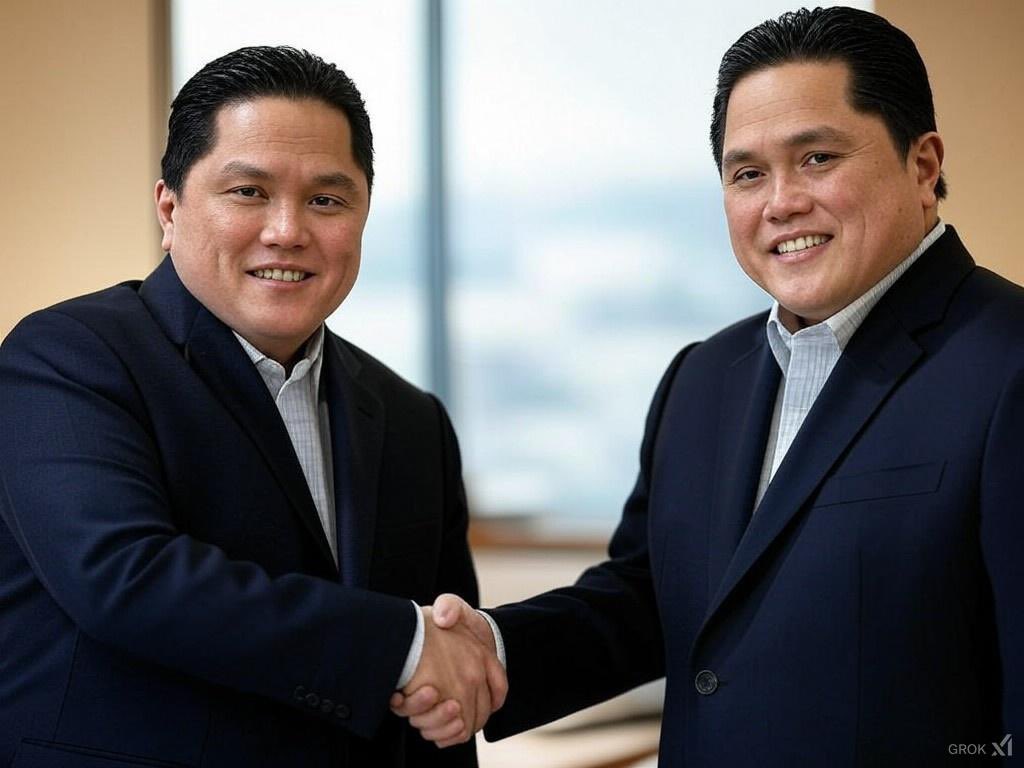 TxtMGT's tweet photo. @idextratime Pengganti STY adalah Ego dan Nafsunya Erick Thohir sendiri

Welcome Ladies &amp; Gentlement! @erickthohir 🤡 https://t.co/FQXBARvmXR