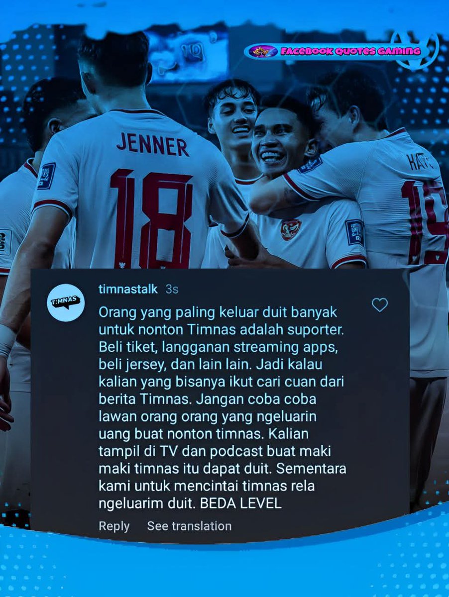 <a href="/idextratime/">Extra Time Indonesia</a> Selamat datang era kegelapan, kemenangan buat towel dan kacung kacungnya 🖕🏼