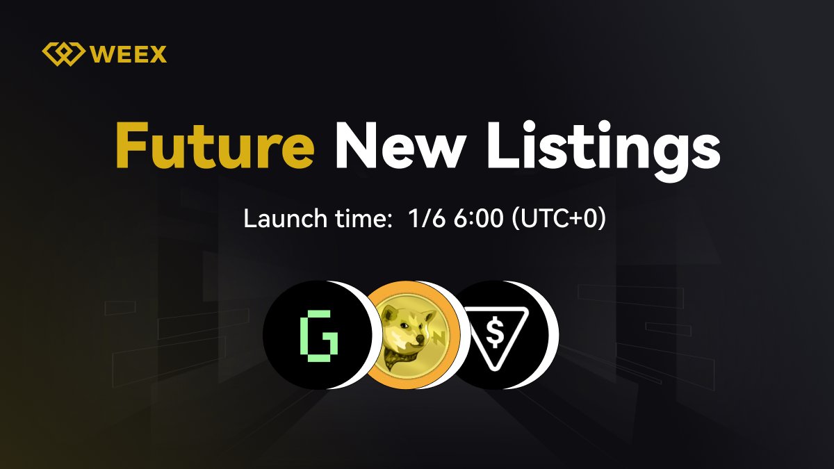 WEEX_Official's tweet image. New Listing Alert on #WEEX🔔

We&apos;re excited to announce the Initial Futures Listing of #GRIFFAIN @griffaindotcom / #NEIROCTO / $SOON @TONStationLabs on WEEX Futures Pro!

⏰Jan 6, 2025, 6:00 (UTC)

👐Register On WEEX: weex.com/register?vipCo…

📖Read More Details:…