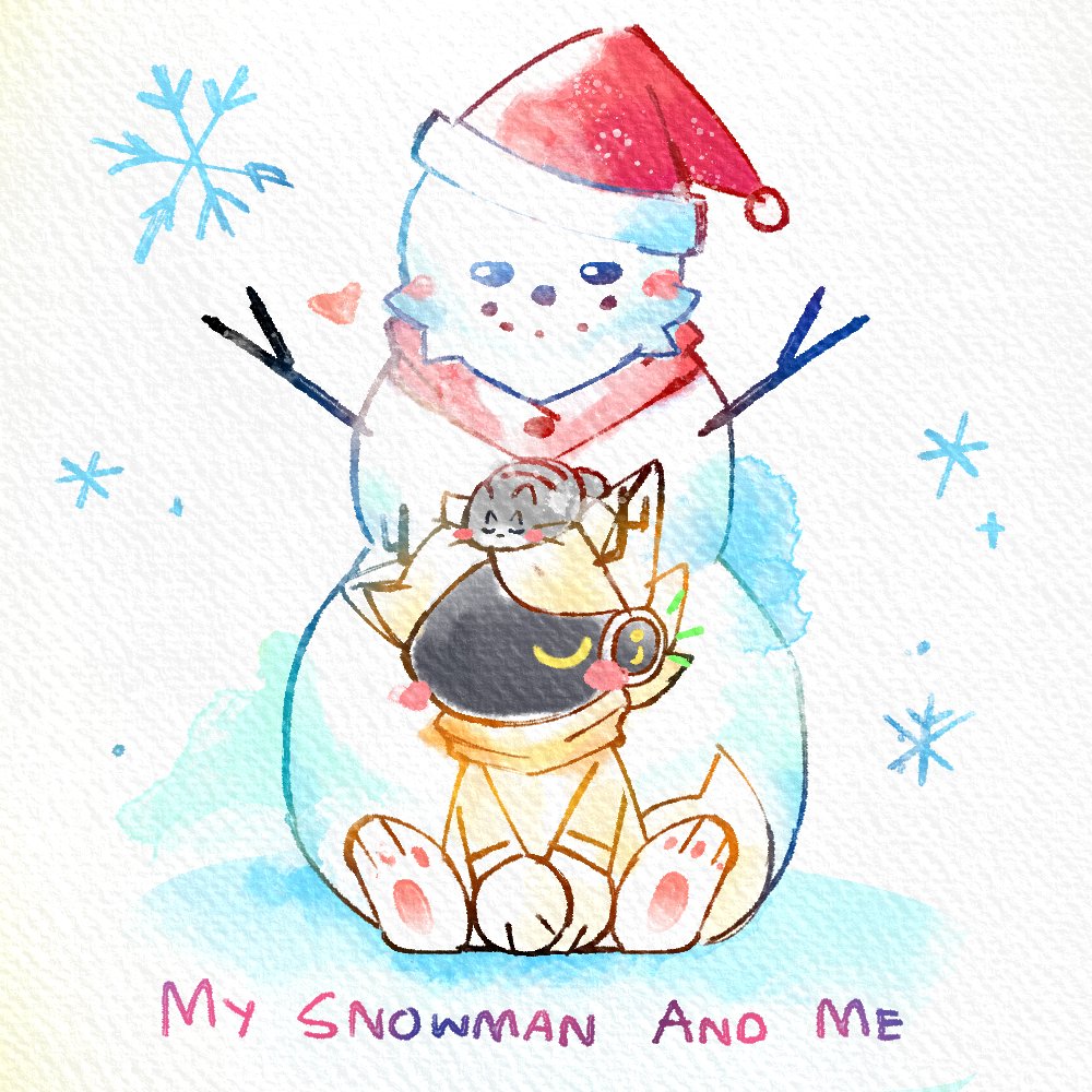 PixelatedFolf's tweet photo. Snowman and Me

(Late Christmas Art by @DergTheDragon) https://t.co/jCuxEa8mRt