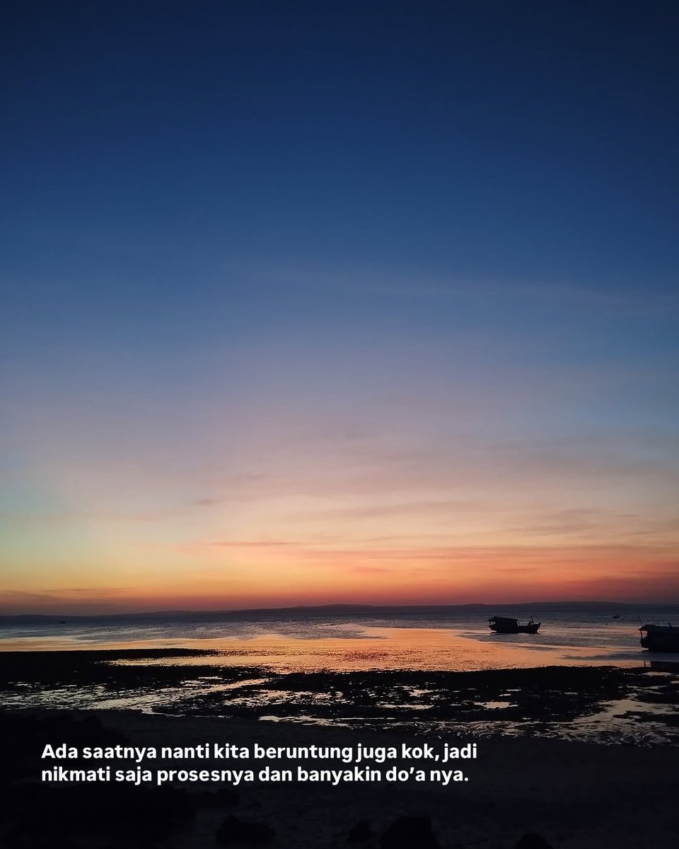 percaya aja dan ga perlu khawatir 🌻