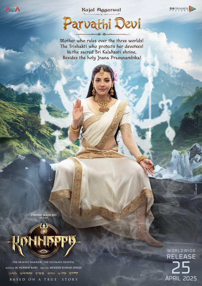 Kajal Aggarwal (@mskajalaggarwal) on Twitter photo My dream role indeed. Super excited for this one. <a href="/iVishnuManchu/">Vishnu Manchu</a> #Kannappa <a href="/akshaykumar/">Akshay Kumar</a> 💜 My dream role indeed. Super excited for this one. <a href="/iVishnuManchu/">Vishnu Manchu</a> #Kannappa <a href="/akshaykumar/">Akshay Kumar</a> 💜