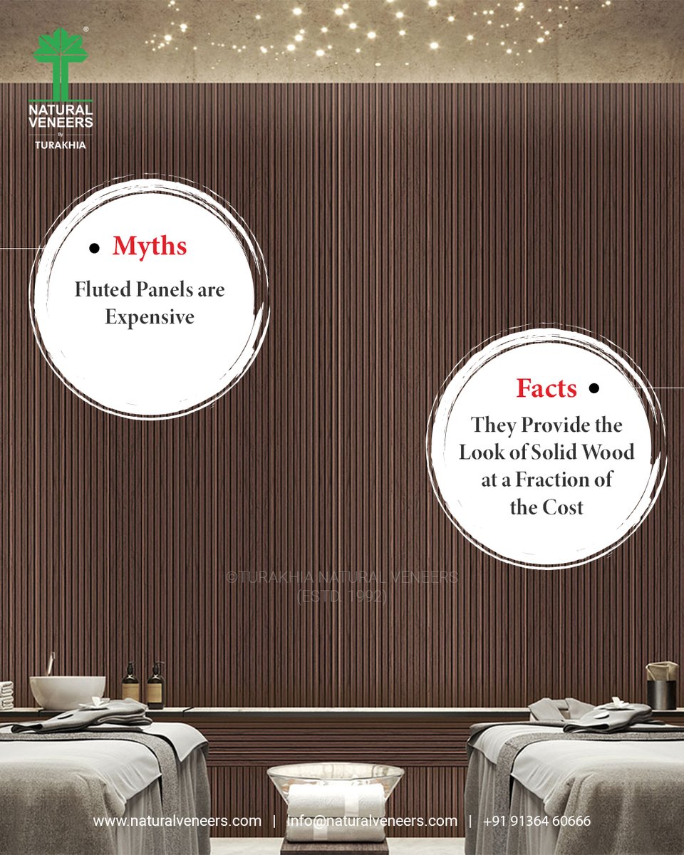 naturalveneers's tweet image. Myth &amp;amp; Facts about Veneers Fluted Panels! 🚪

Visit: naturalveneers.com

#naturalveneers #woodveneer #flutedpanel #factcheck #mythandfacts #flutedveneerpanel #fireretardantpanels #seamlessdesign #premiuminteriors #naturaltouch #woodenbeauty #interiordecor #woodveneer