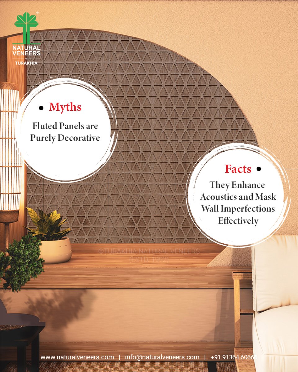 naturalveneers's tweet image. Myth &amp;amp; Facts about Veneers Fluted Panels! 🚪

Visit: naturalveneers.com

#naturalveneers #woodveneer #flutedpanel #factcheck #mythandfacts #flutedveneerpanel #fireretardantpanels #seamlessdesign #premiuminteriors #naturaltouch #woodenbeauty #interiordecor #woodveneer