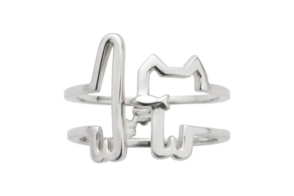 ヴイエー ヴァンドーム青山「ねこ」ジュエリー、白猫シェルリングや“オッドアイ”輝くチェーンリング - fashion-press.net/news/128495