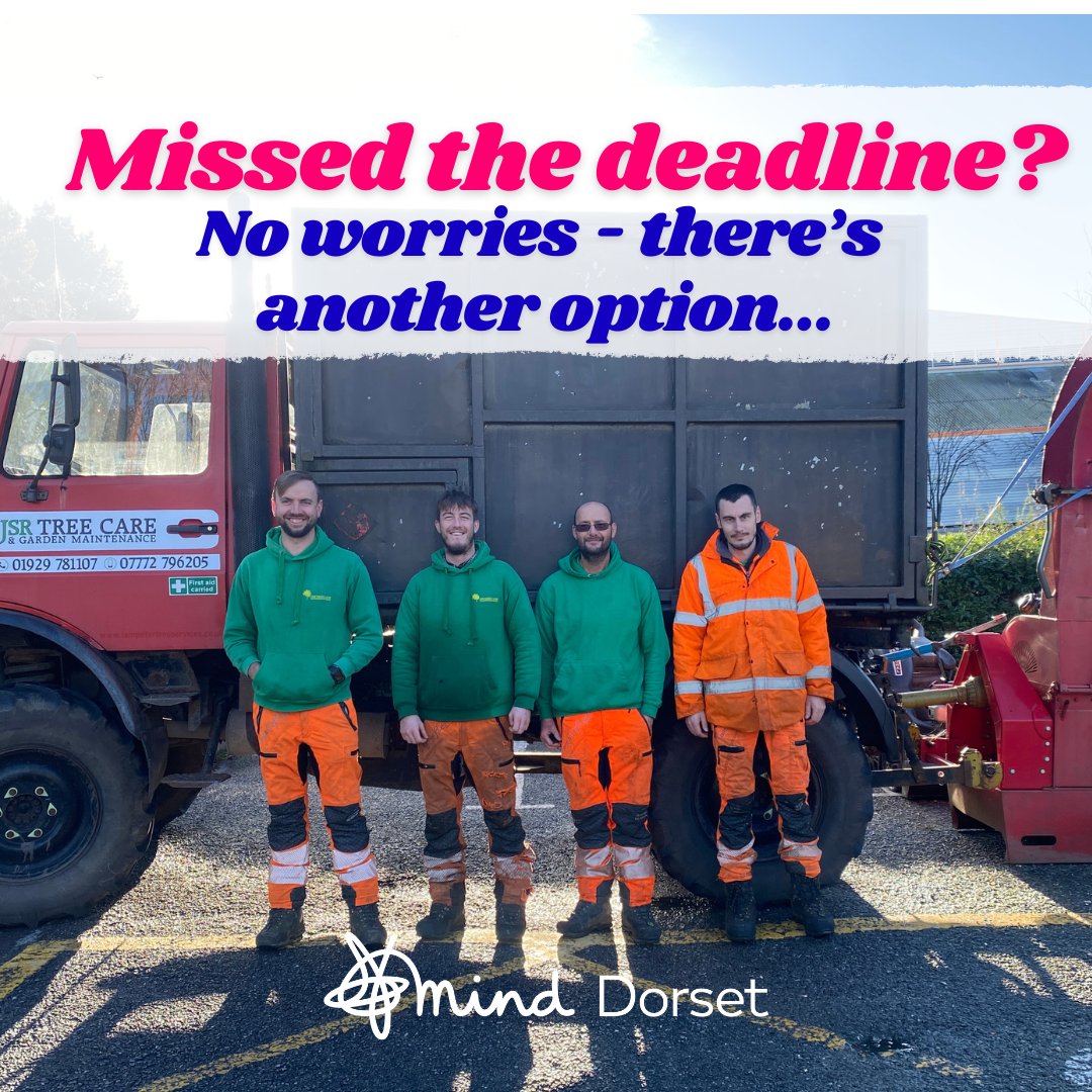 DorsetMind's tweet photo. ♻️ Missed the #Treecycle deadline?
There’s still time to recycle your tree & help us transform lives - drop your tree to us at Tower Park TODAY for JUST £5!
📅Dates: 6th to 8th Jan 2025, 10am to 4pm.
📍Behind Days Restaurant!
No appointment req'd! #MentalHealth
@drandymayers https://t.co/fnBnfRN9NG