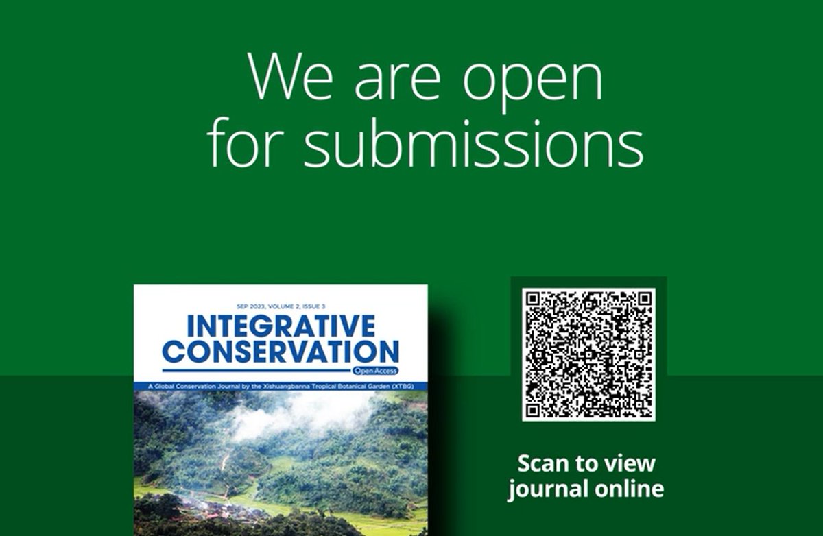 IntCon's tweet image. We’re now accepting submissions for TWO new article types:
📊 Data Papers: Share your well-documented datasets that advance biodiversity conservation.
🔍 Natural History Observations: Highlight novel species records, behaviors, or ecological phenomena.
📥 Submit now