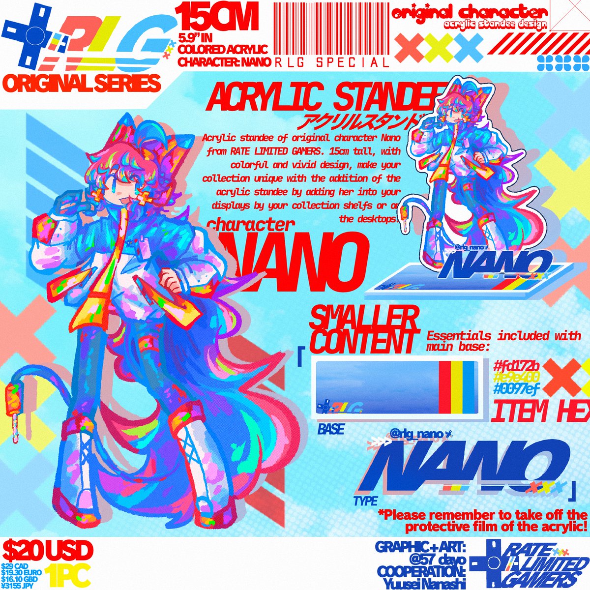 our first item of the year, Nano Acrylic Standee! it will be 15 cm, and will be preordered around late january or early february depending on the arrival of the sample.
we will also be announcing another new item and to move to a better website. Thank you!