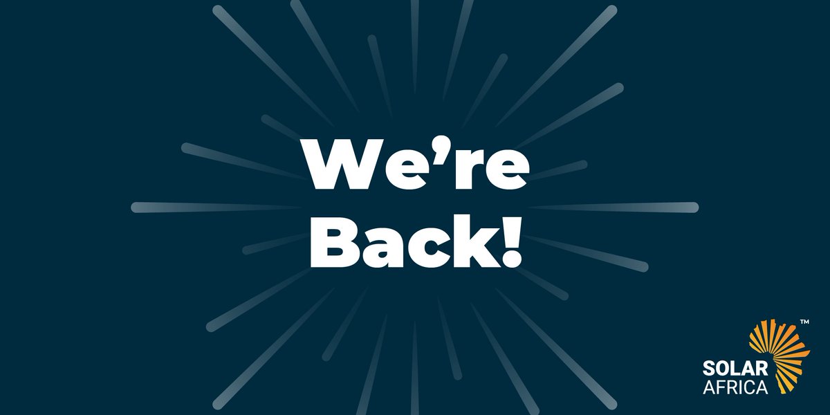 #TeamSolarAfrica is back and ready to roll! Our Energy Experts kicked 2025 off with a bang and have already started connecting with businesses to see how we can help them reach their green energy goals this year.

#SolarAfrica #LetsDoThis #RenewableEnergy2025