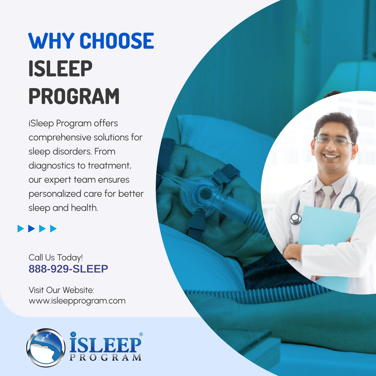 isleepprog's tweet image. Better sleep starts here! iSleep Program provides cutting-edge diagnostics and tailored treatments. Call us today to learn more. 

#BrooklynNY #iSleepProgram #SleepTherapy