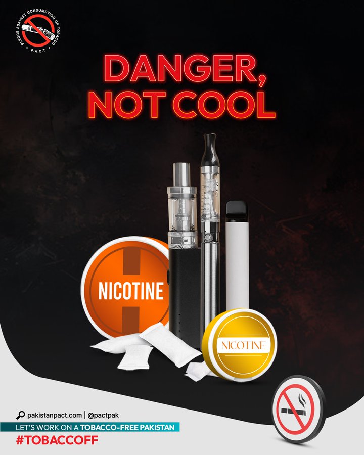 PACTPak's tweet photo. "Sweet deception, bitter truth" - Flavorful vapes &amp; e-cigs hide a deadly secret: lifelong nicotine addiction. Pakistan needs regulation NOW! 
#TobaccoOff #TobaccoExposed https://t.co/4L9g3iF9hw