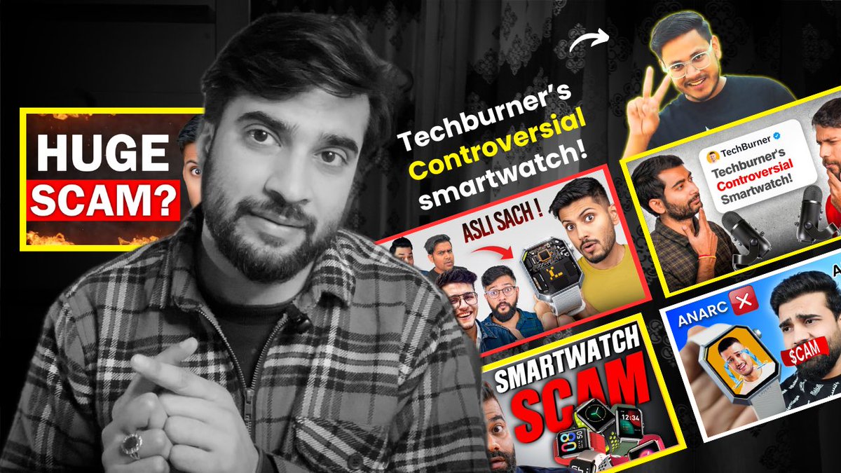 _techfriction's tweet image. Layers Anarc Watch Controversy SCAM? | Honest Opinion on TechBurner&apos;s Smartwatch!
youtu.be/JzbZH6K7AJ4
#anarcwatch #controversy #techfriction