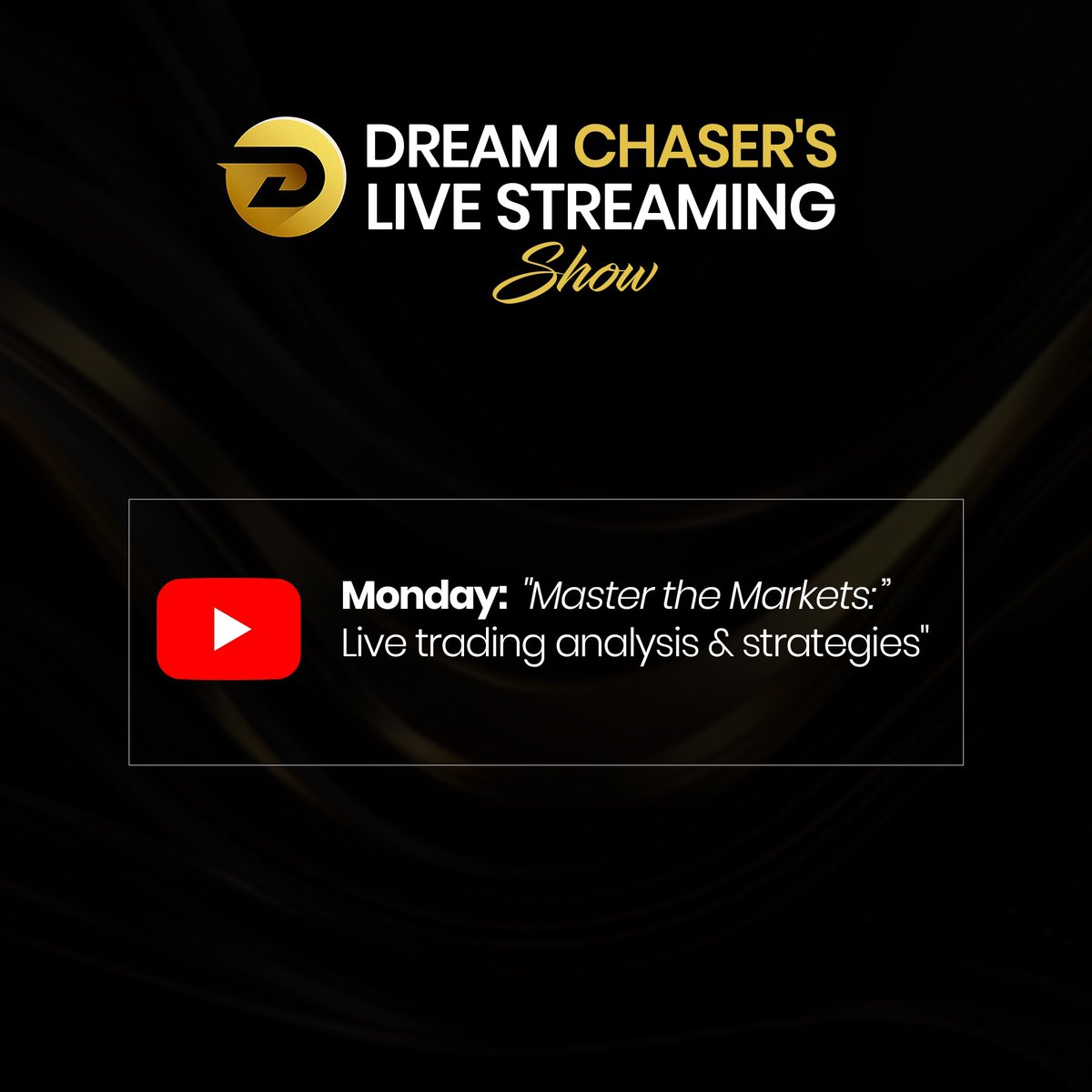 dreamchaserjtk's tweet photo. Dear Dream Chasers

A quick reminder that we have our first live streaming show today on YouTube 

Time 1pm WAT (30 mins time)

Link to join us below 👇🏿 

https://t.co/zMAypaDnTm

Join me as I give you deep insights and live analysis on what to expect this week in the crypto market 

Cc: The Best of The Best (@dreamchaserjtk)