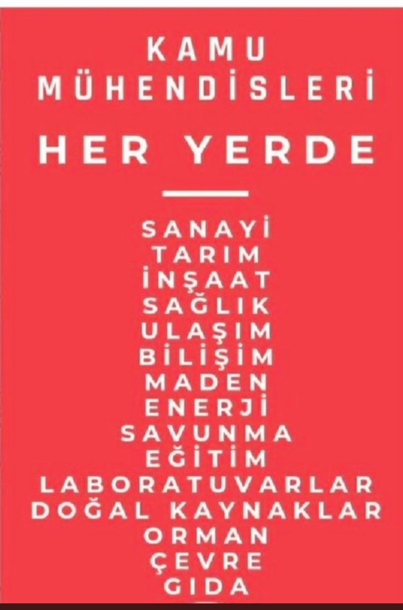 #kaMUhendisleri olarak sadece hakkımız olanı istiyoruz 
1) Mühendislik Meslek Kanunu 
2)Ek göstergenin 6400 olması 
3) Teknik Sorumluluk Tazminatı 
4) Tüm kazanımların emekliliğe yansıtılması 
<a href="/RTErdogan/">Recep Tayyip Erdoğan</a> <a href="/Akparti/">AK Parti</a> 
<a href="/dbdevletbahceli/">Devlet Bahçeli</a>  <a href="/MHP_Bilgi/">MHP</a> 
<a href="/_cevdetyilmaz/">Cevdet Yılmaz</a> <a href="/memetsimsek/">Mehmet Simsek</a>