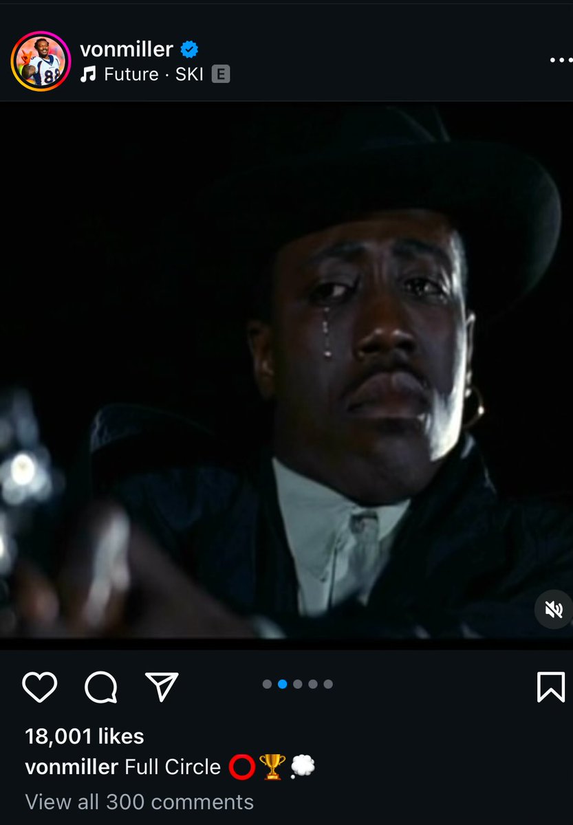 J__Mruk's tweet image. Von Millers IG story 😭😭😂😂☠️