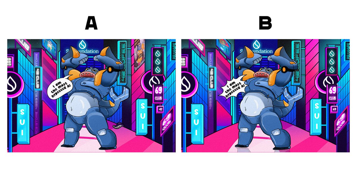 piranhype's tweet photo. Tired of meme fast-food restaurants pump and dump? You deserve a place where real chefs are cooking delicious dishes...

We invite you to try something fresh: spot the differences and win rewards effortlessly 🥞

❓How to Win:
1. Find all 9 differences
2. Quote this post with a screenshot of your answers
3. Like and comment with your SUI wallet on this post (Don't share a screenshot in comments, they will be hidden)

🎁Special Prize: 
🔟lucky winners who find all 9 differences will receive a custom sub-domain of their choice (Sui Name Service). Example: robot@piranhype

72 hours only!