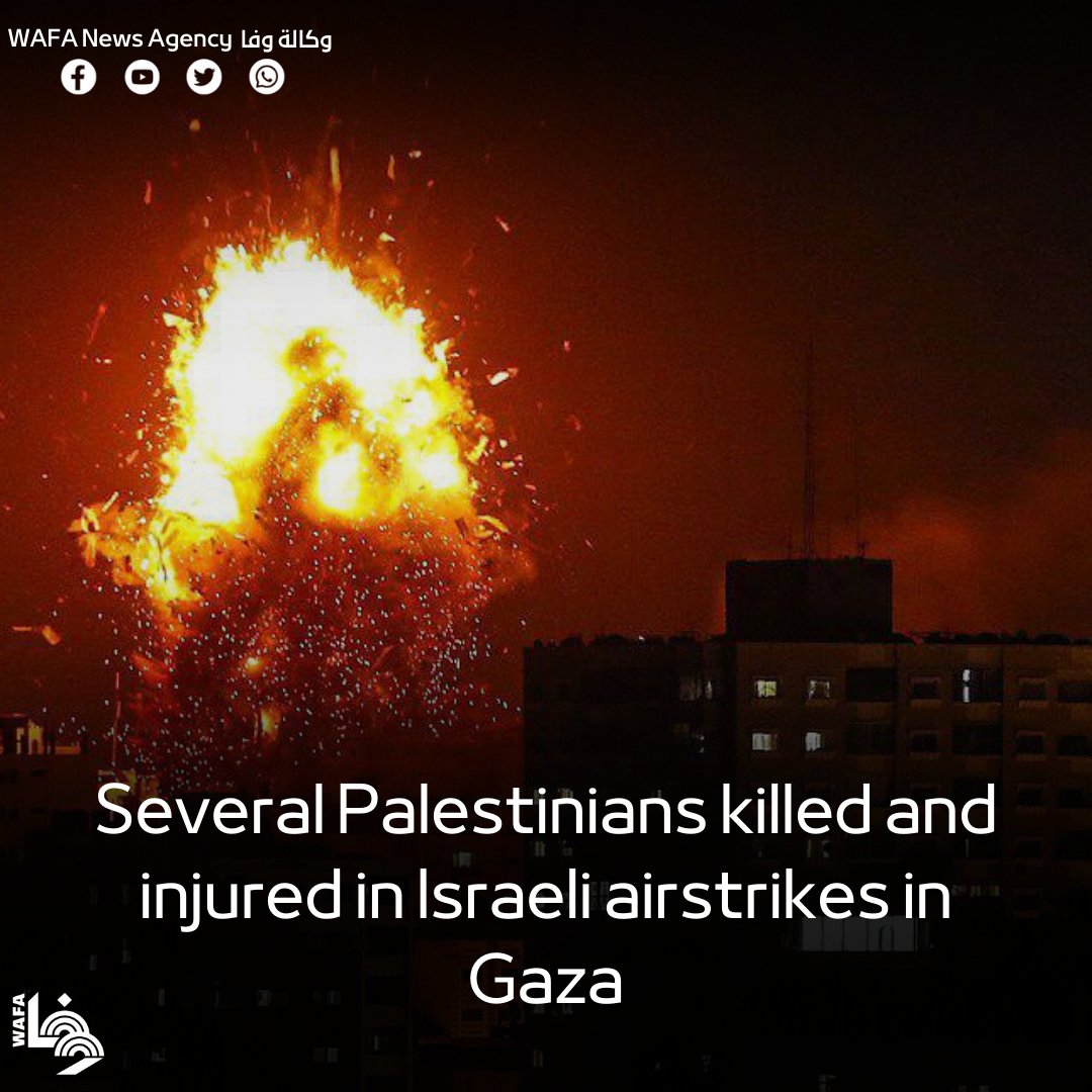 WAFANewsEnglish's tweet photo. Several Palestinians were killed and dozens were injured, at dawn on Monday, in the ongoing occupation bombing of various areas of the Gaza Strip for the 458th day of genocide. 

More: https://t.co/OINzTWeHKw https://t.co/iNAa7cAc7X