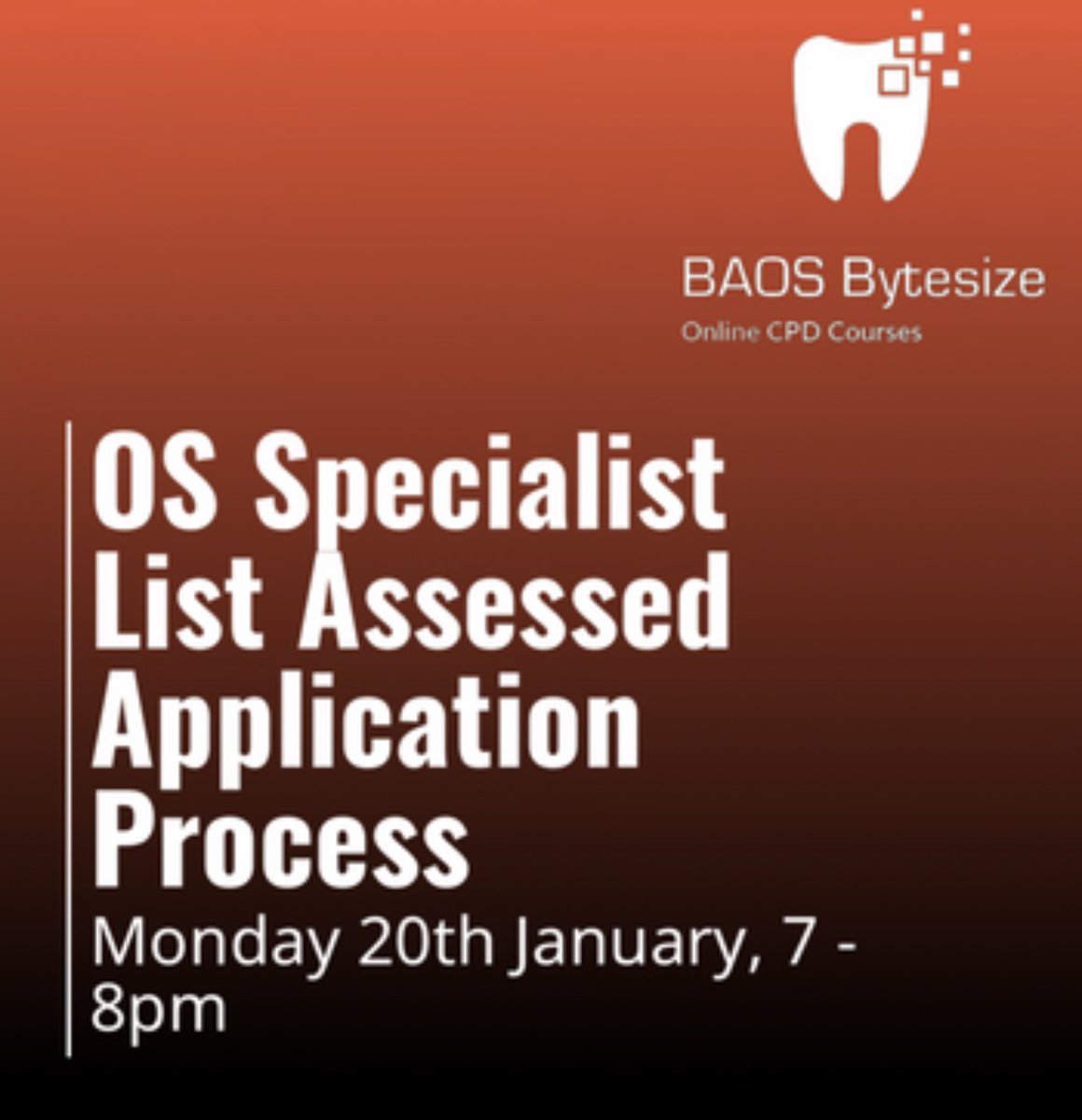 Are you interested in applying to the specialist list assessed application process (SLAA)? We’ve got a webinar for you!

Mark your calendars for Monday, January 20th, and join us for an update on the current specialist list application process for those who haven’t completed a