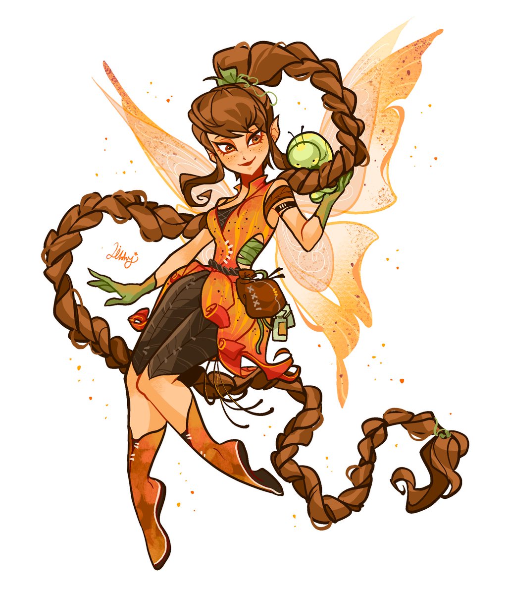 #Tinkerbell #Fairies
Fawn redesign! 🐾
