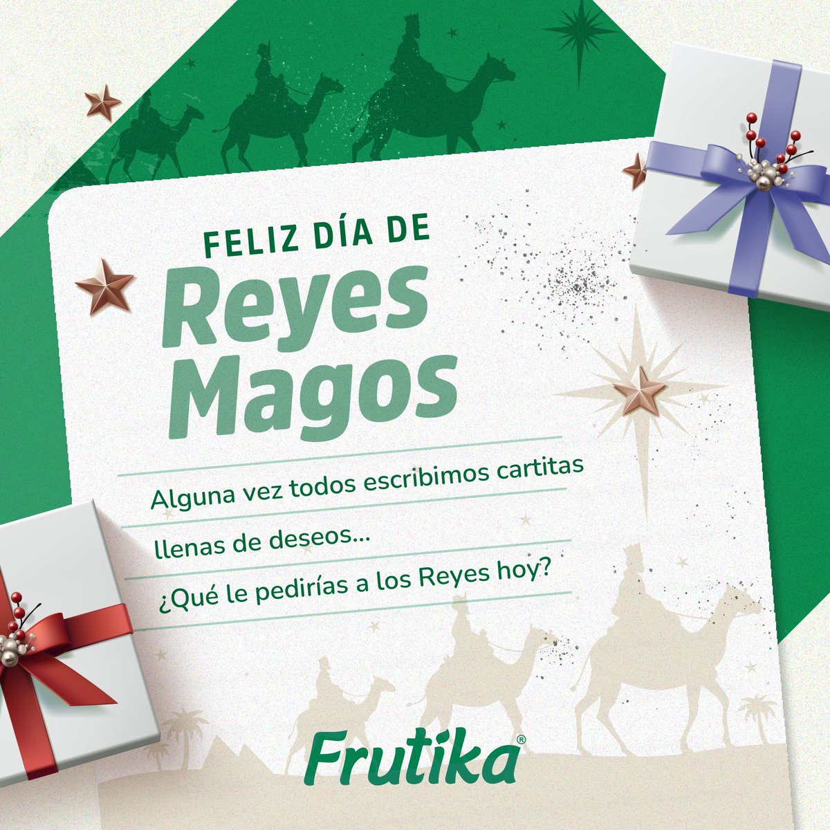 ¡La magia de los Reyes sigue viva!

En este Día de Reyes Magos, recuerda que la magia de los deseos no está solo en pedir, sino en creer que se pueden cumplir. 🌟

🎇 ¿Qué deseo escribirás en tu carta este año?