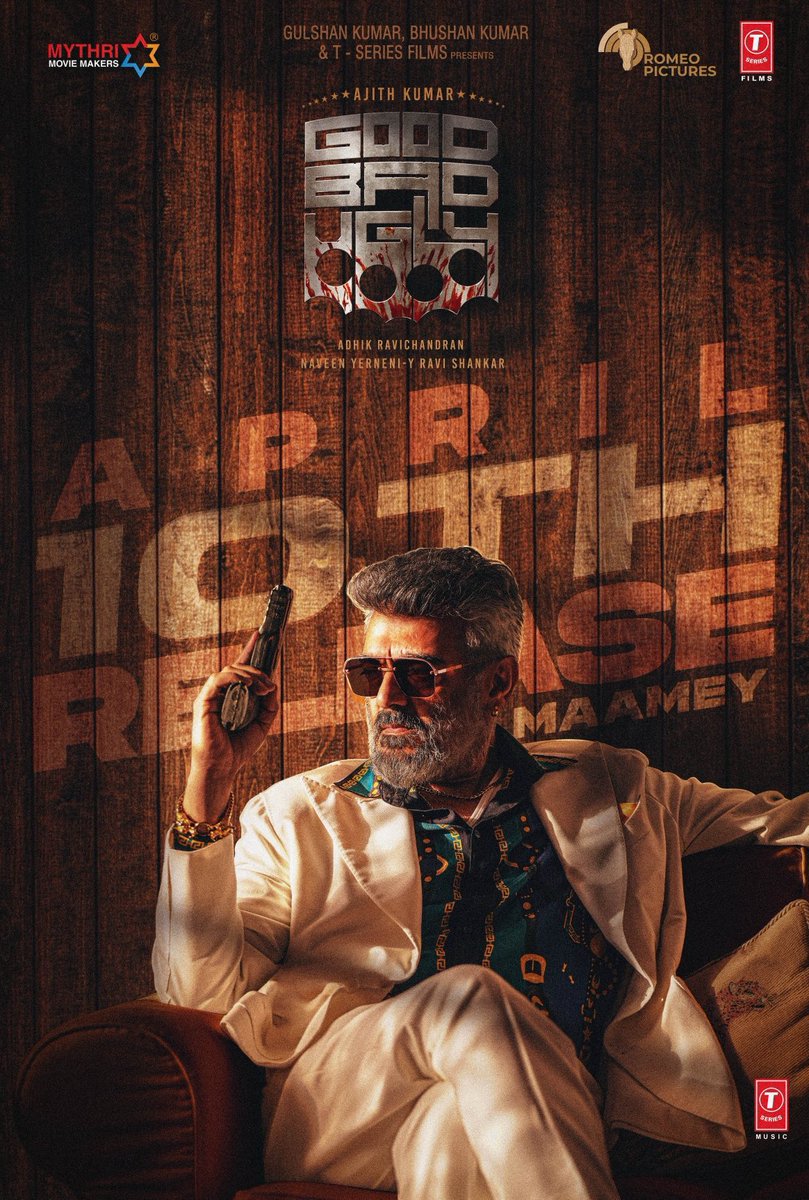 thirusenthuran's tweet photo. The real gangs is coming 💥💥💥 10th April 🫶🏻🫶🏻

 #GoodBadUgly https://t.co/4g182U5xnr