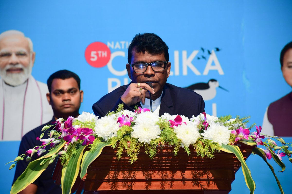 The 5th National Chilika Bird Festival is inaugurated by Hon'ble Dy CM Odisha Smt Pravati Parida today at Convention Centre, Lokseva Bhawn BBSR. in presence of Hon'ble Minister, FE &amp;CC Sri Ganesha Ram Singh Khuntia, ACS, FE &amp;CC Deptt Sri Satyabrata Sahu IAS and other dignitaries