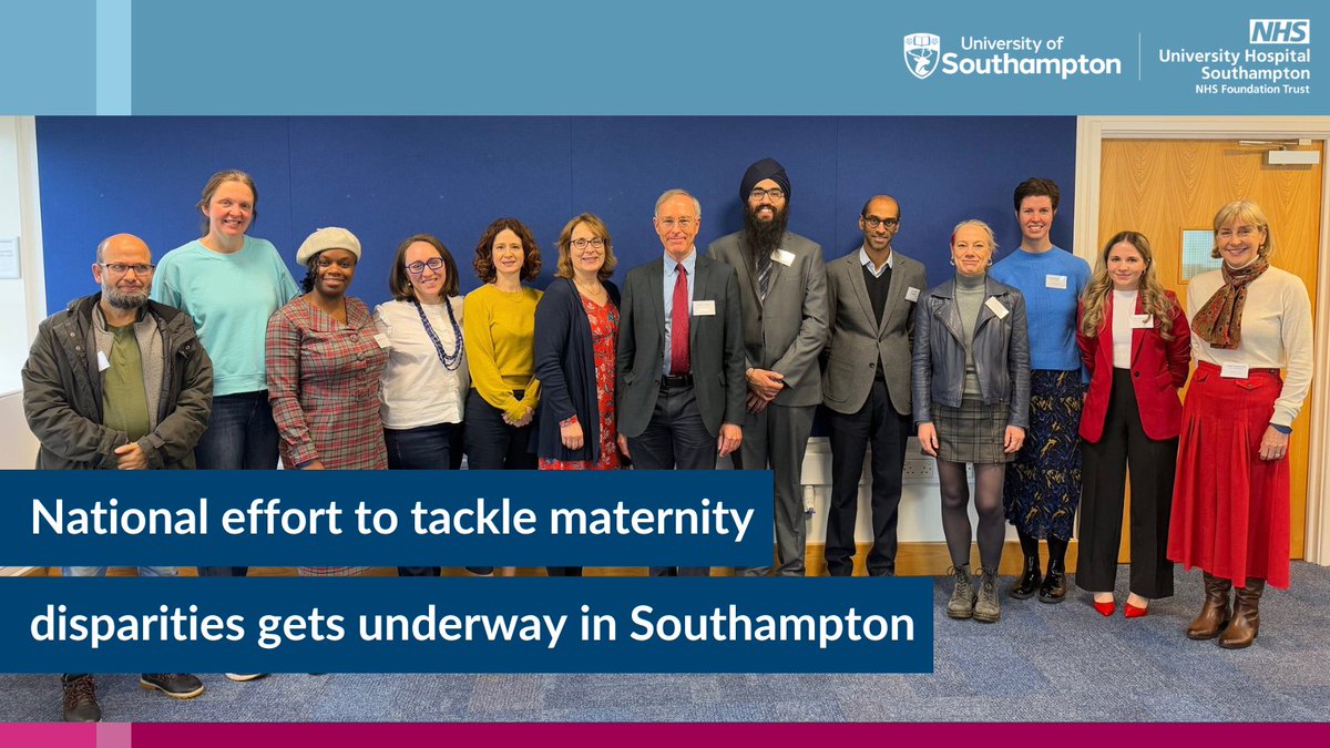 Health Research | Southampton (@uhsftresearch) on Twitter photo Researchers are finding new ways to improve care and support for women before and between pregnancies 🤰
Partners launched their part of a £50m <a href="/NIHRresearch/">National Institute for Health and Care Research</a> challenge with a networking event at <a href="/unisouthampton/">University of Southampton</a>.
🔗👉 research.uhs.nhs.uk/news/national-… Researchers are finding new ways to improve care and support for women before and between pregnancies 🤰
Partners launched their part of a £50m <a href="/NIHRresearch/">National Institute for Health and Care Research</a> challenge with a networking event at <a href="/unisouthampton/">University of Southampton</a>.
🔗👉 research.uhs.nhs.uk/news/national-…
