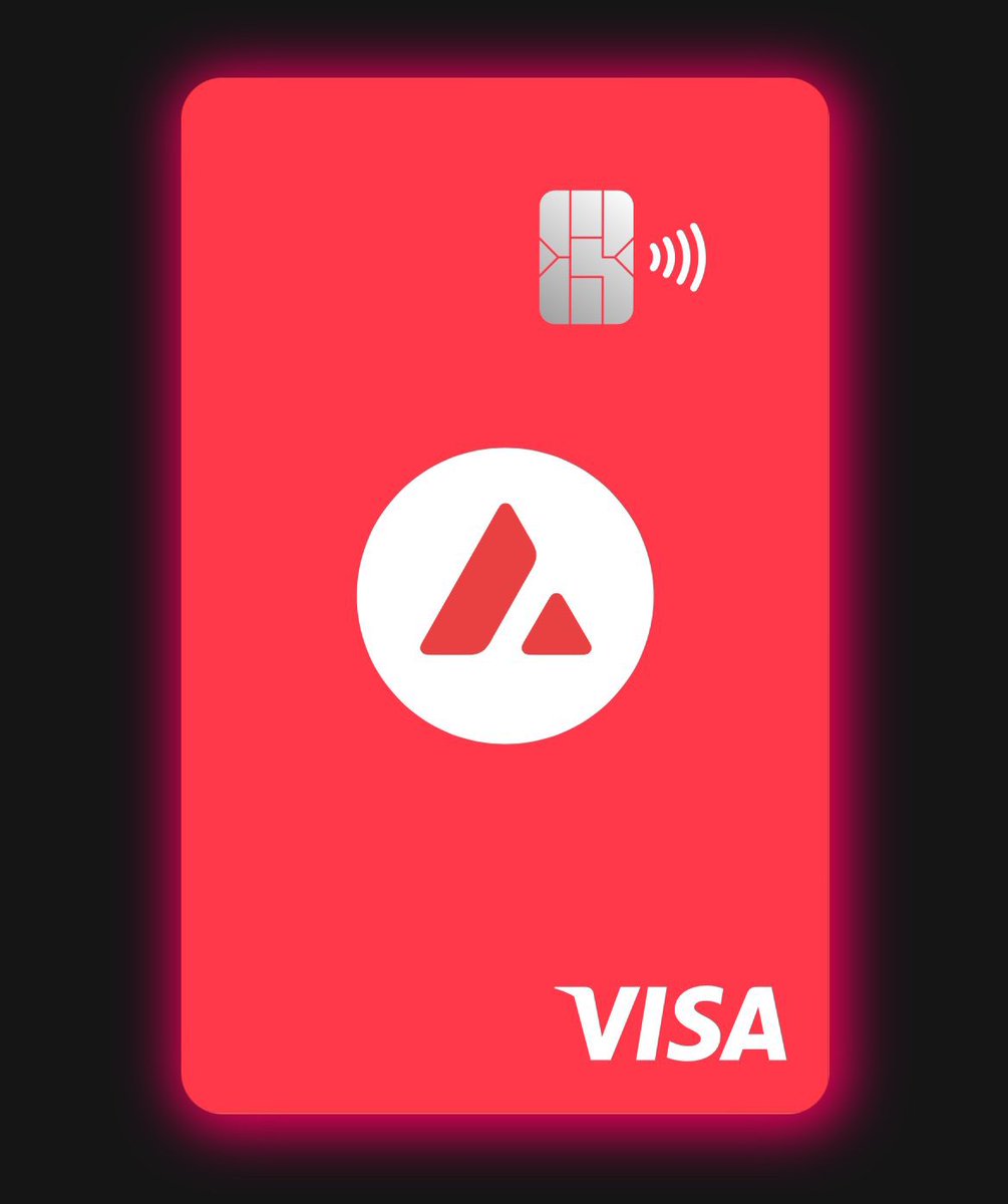 Avalanche Visa Card 

Who wants one?