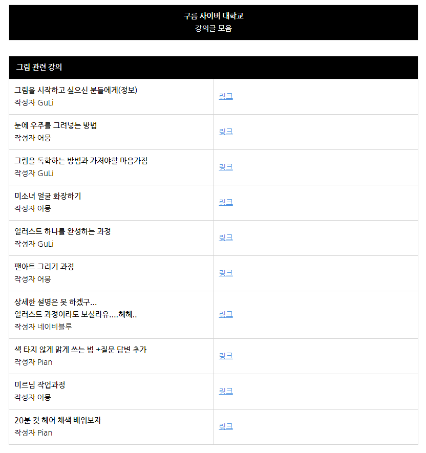 Cloud_daeryak's tweet photo. 미르님의 팬카페 미리내
구름 사이버 대학교 게시판에
언제 봐도 좋은 강의 글이 많은데
오래 지나면 묻혀 있는 게 아쉬워서 정리해봤어요
https://t.co/p0oULzjriy https://t.co/ijRM0JuqqZ