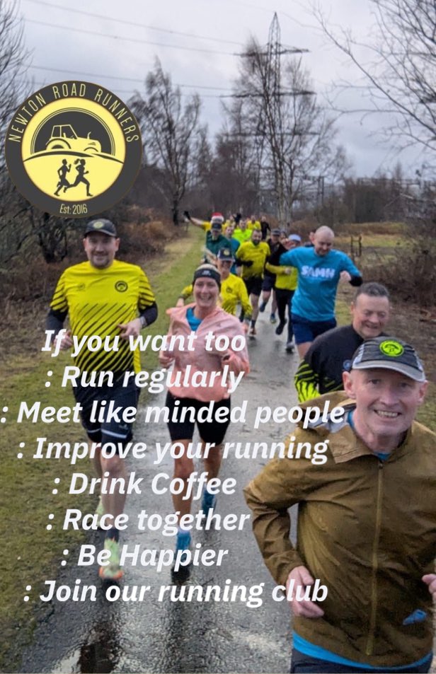 𝗡𝗲𝘄 𝗬𝗲𝗮𝗿 - 𝗡𝗲𝘄 𝗬𝗼𝘂 - 𝗡𝗲𝘄 𝗚𝗼𝗮𝗹𝘀 𝗳𝗼𝗿 𝟮𝟬𝟮𝟱 - 𝗝𝗼𝗶𝗻 𝗼𝘂𝗿 𝗥𝘂𝗻𝗻𝗶𝗻𝗴 𝗖𝗹𝘂𝗯
Why not get involved with a local running club that can help you develop and deliver you 2025 goals. 
Send us a direct message if you require more information.
💛🖤💛