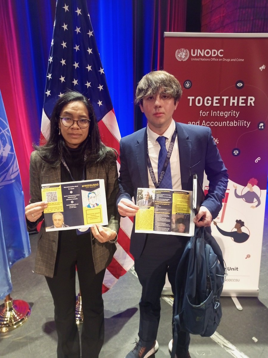 #KeRafitoson, Executive Director of #PWYP <a href="/PWYPtweets/">Publish What You Pay</a> :
I admire the struggle of Dr. Gubad Ibadoglu's children for their father's freedom. This is the work of all of us.
#FreeGubad