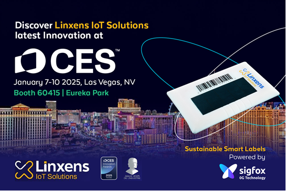 christpatsi's tweet image. Linxens, NXP Semiconductors and UnaBiz showcase smart label at #CES2025 . The #IoT tag is less than 5mm thick, relies on energy harvesting for self-power rather than battery, connects over #Sigfox technology for allowing location tracking and supply chain visibility