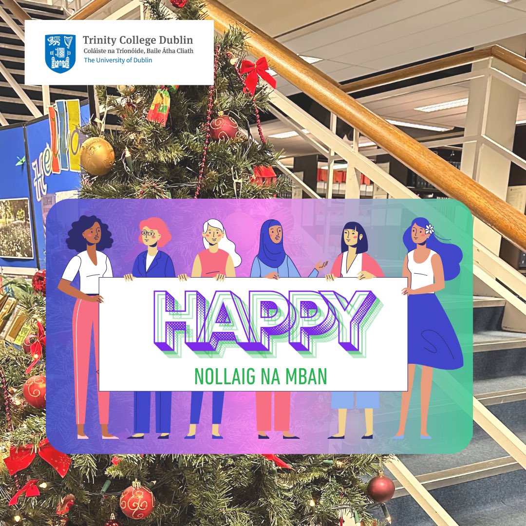 Happy Nollaig na mBan! 🎄✨🚺
The 6th January is a celebratory day across numerous cultures but here in Ireland it’s Women’s Christmas. 
Follow the RTE link for more on its origins and meaning.  rte.ie/brainstorm/202…
Enjoy the day! #MnAwesome 
#nollaignamban #InclusiveTrinity