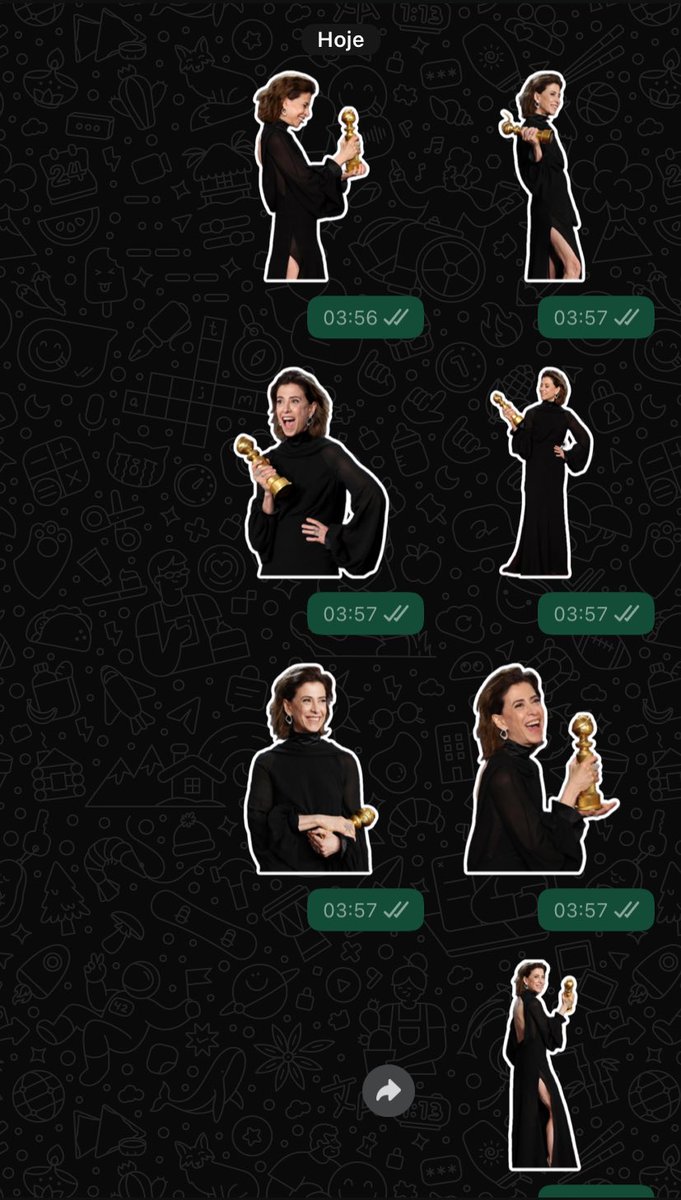 renanschaves_'s tweet photo. O Pack de figurinhas ja está pronto. #FernadaTorres #GoldenGlobes https://t.co/dPe4ovhvmb