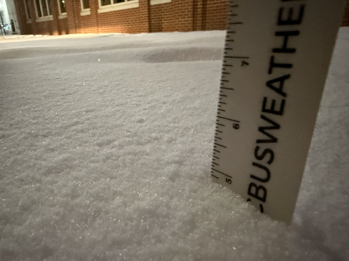 Isabel Cleary (@isabelcleary) on Twitter photo On the sidewalk in downtown Chillicothe I’m measuring about 5 inches! Roads are messy but we’ve seen plows. Ross Co. is a level 3 snow emergency so that means stay off the roads!! <a href="/nbc4i/">NBC4 Columbus</a> #snow On the sidewalk in downtown Chillicothe I’m measuring about 5 inches! Roads are messy but we’ve seen plows. Ross Co. is a level 3 snow emergency so that means stay off the roads!! <a href="/nbc4i/">NBC4 Columbus</a> #snow