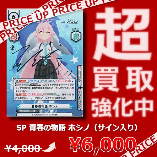 Reバースfor you ブルアカ SP 青春の物語 ホシノ(サイン入)（PP