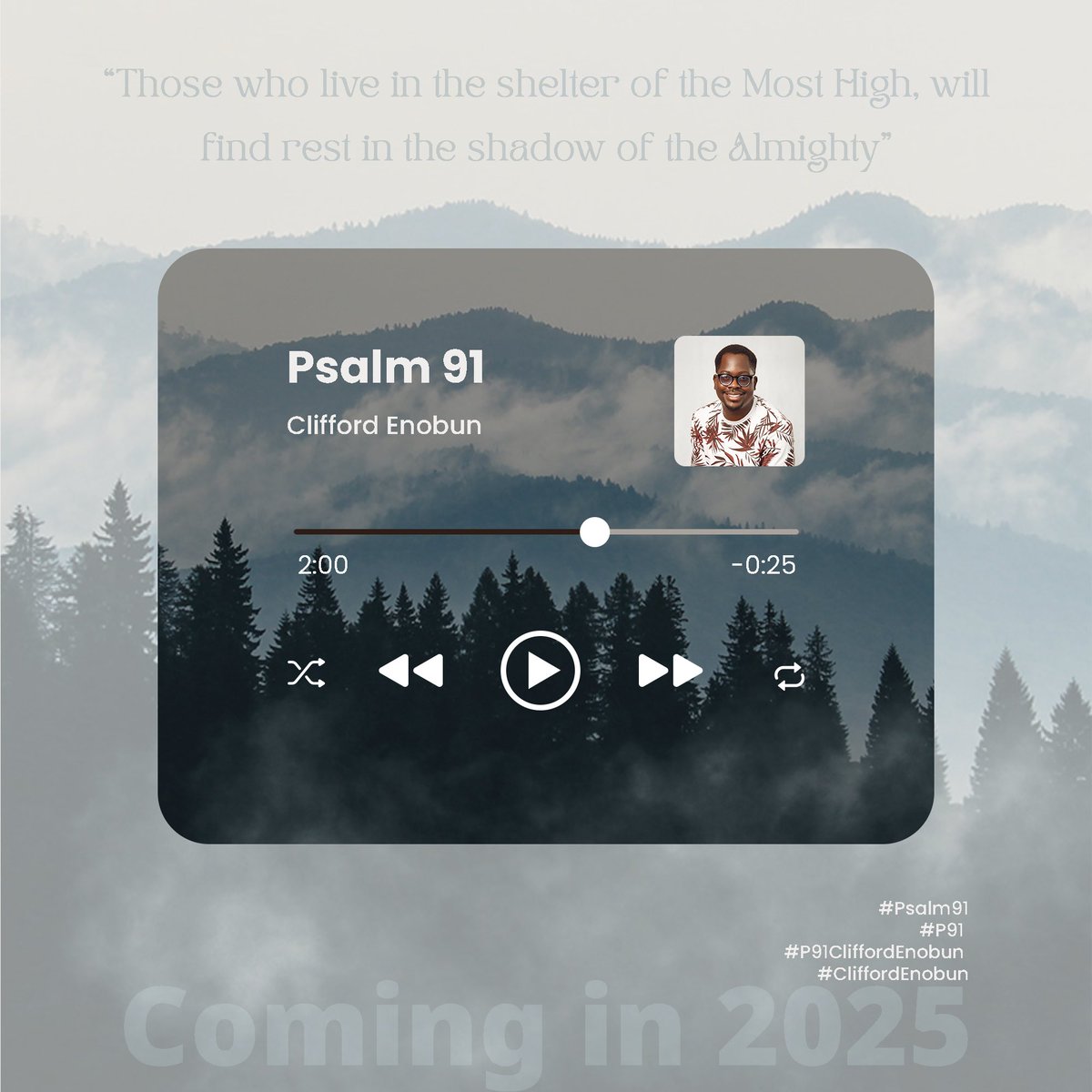 HebronRecords's tweet image. 🎼 🎶 🎵 🎧

#Psalm91
#P91 
#P91CliffordEnobun 
#CliffordEnobun