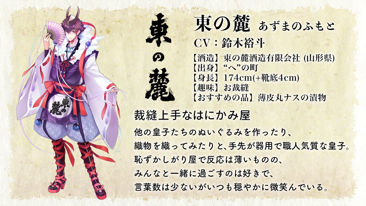 本日1月1日は、東の麓皇子のお誕生日！ お誕生日おめでとうございます🎂🎉 これからもよろしくお願いします！！ #神酒ノ尊 #みきみこ #東の麓  #鈴木裕斗, image size:1200x675