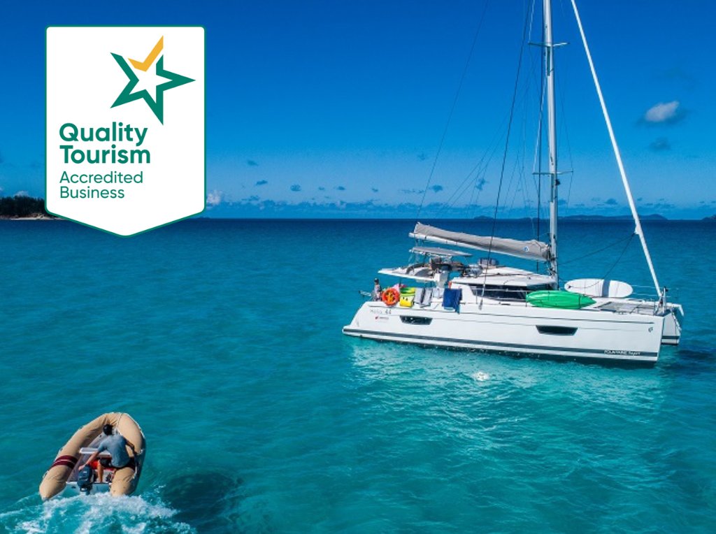 Cumberlandch's tweet photo. Cumberland Charter Yachts is proudly showcasing a re-newed accolade, having been awarded the Australian Tourism Industry Council's Quality Tourism Accredited Business (QTAB) tick of approval for the second year in a row. 

👉https://t.co/zlTcIQRP0o https://t.co/0eQk629v2e