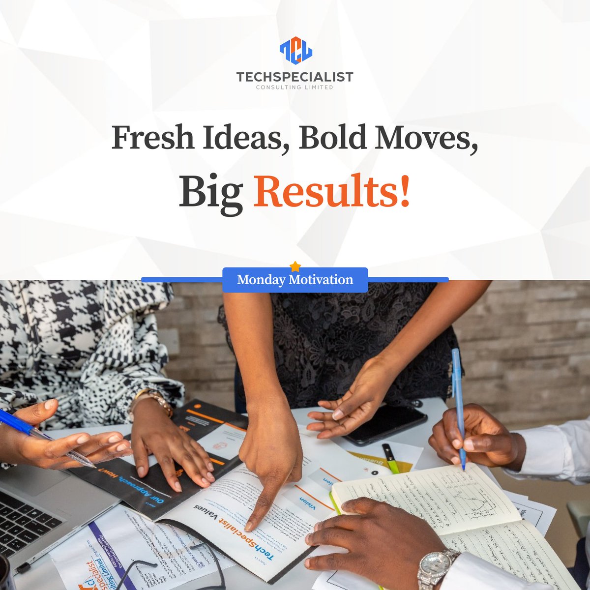 Tclafrica's tweet photo. It's the first Monday of 2025!
Weโre diving in with bold ideas and smart strategies to empower your business.
๐ก Need an IT partner to achieve your business goals? Let's connect and make it happen.
#NewYear2025 #FreshStart #6thofJanuary #InnovationForImpact https://t.co/ap5XEMpCm5