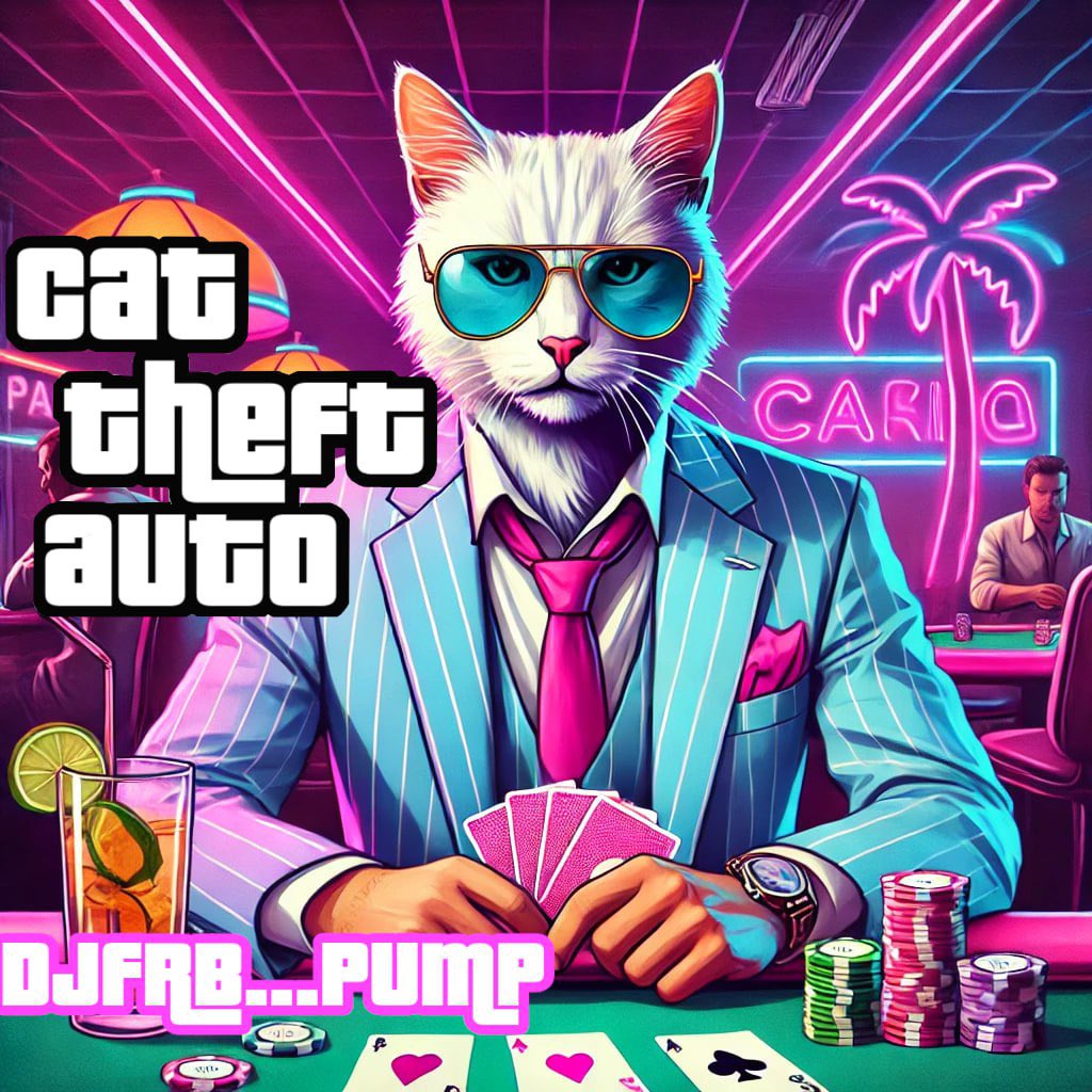 CatTheftAutoVI's tweet photo. Cats are on the hunt 🐾💰 $CTA rockets past $15M market cap—and the chase is just starting 🚀 Contract: DJfRBwZxHvdrQzkLZFGYZmUG5bdKzRrLVrK2NfmM Join the ride now! #CTA #Altcoin https://t.co/FQlRi5aPfR