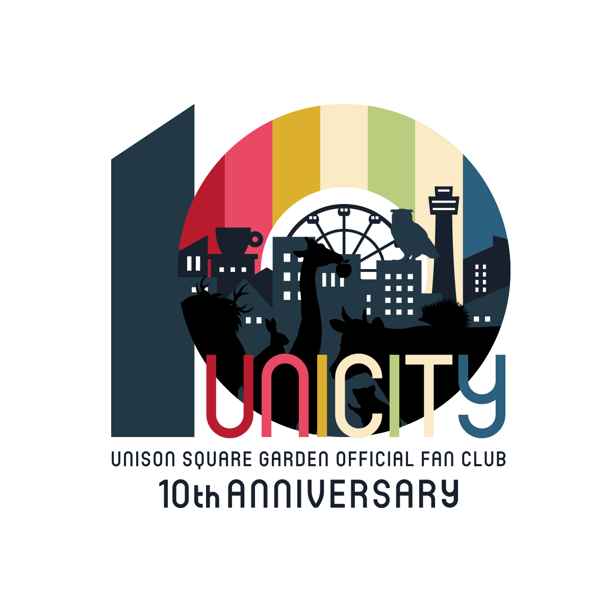 luck_and's tweet photo. UNICITYファンクラブロゴに続き「UNISON SQUARE GARDEN UNICITY 10周年ロゴ」のデザインを担当しました。
UNICITY 10周年おめでとうございます！
#USG2025 #UNISONSQUAREGARDEN https://t.co/SCNCqwiACR