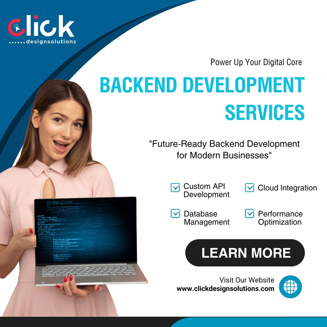 clickdesign42's tweet image. Future-Proof Your Business with Cutting-Edge Backend Development Services

know more: clickdesignsolutions.com/services/backe…

#BackendDevelopment #CustomAPIs #CloudIntegration #PerformanceOptimization #DigitalSolutions #TechInnovation #SoftwareDevelopment #WebDevelopment