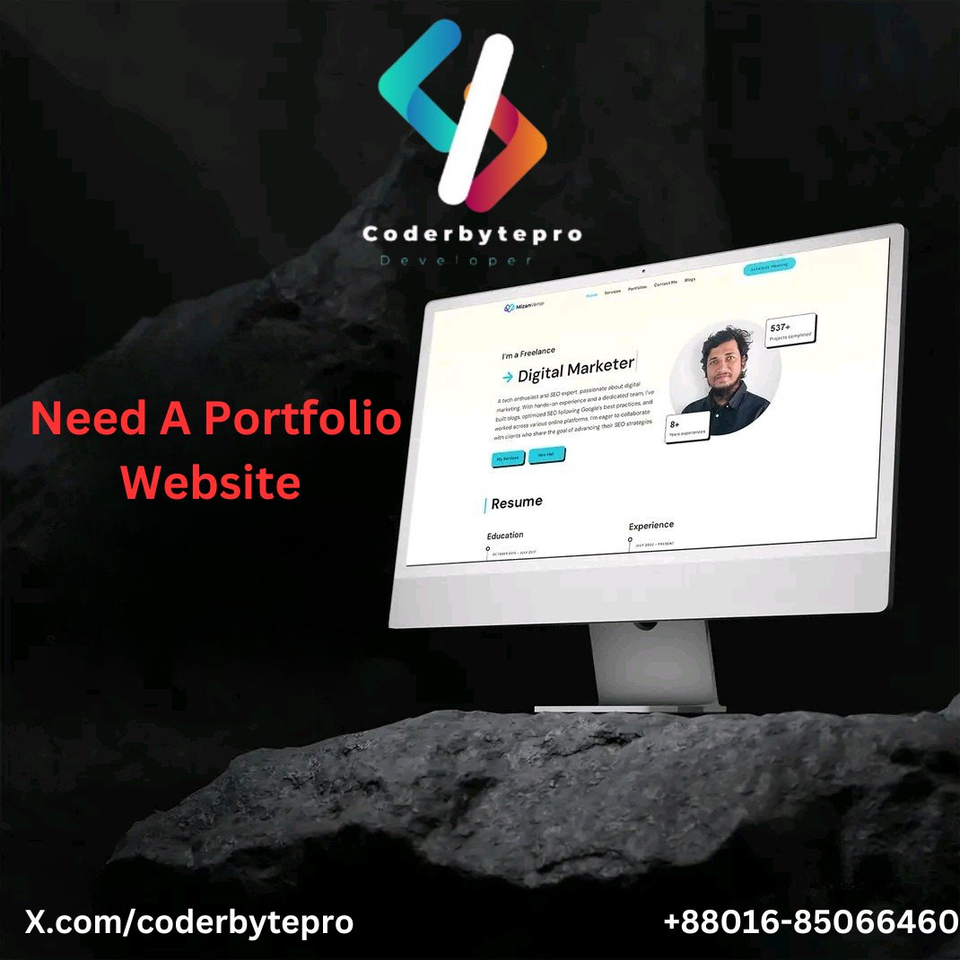 coderbytepro's tweet image. 🚀 Need a website? We develop all types E-commerce, Corporate, Blogs, & more! 🌐 Lifetime support included.
📞 Call/WhatsApp: +88 016-85066460
📧 Email: coderbytepro@gmail.com
🌐 Visit: Coderbytepro.com
📍 Feni, Bangladesh
#WebDevelopment #DigitalMarketing #OnlineBusiness