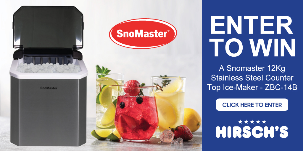 It's competition time! ✨

This month, we're giving away a Snomaster 12kg Stainless Steel Counter Top Ice-Maker! 🧊 Imagine endless ice-cold drinks, effortless summer entertaining, and a touch of everyday indulgence. 🍹

Enter now - bit.ly/3XZuEvW
Ts&amp;Cs Apply.