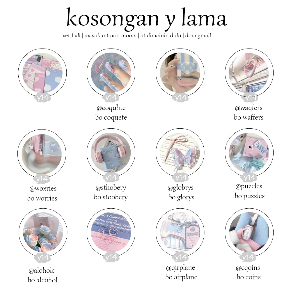 creatdr's tweet image. 𐙚₊ wts acc kosongan y lama

͏ ͏͏ ͏͏ ͏͏ ͏  ⌗ verif all
͏ ͏͏ ͏͏ ͏͏ ͏  ⌗ masuk mt, belum masuk ht
͏ ͏͏ ͏͏ ͏͏ ͏  ⌗ go green
͏ ͏͏ ͏͏ ͏͏ ͏  ⌗ domain gmail
͏ ͏͏ ͏͏ ͏͏ ͏  ⌗ dapat email + pass

Rp. 10.000 / each
*take?dm