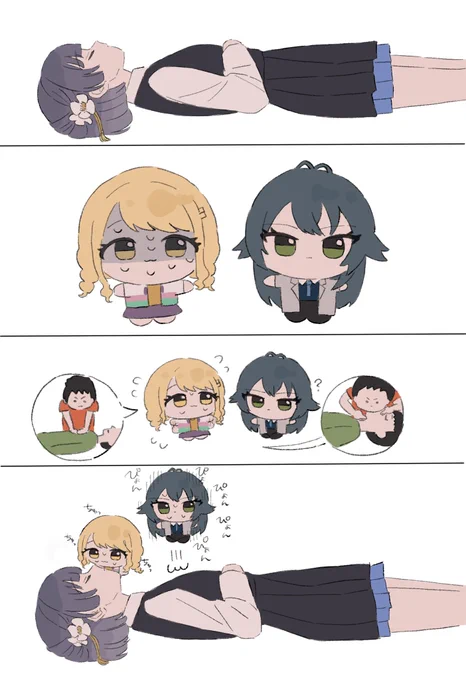 美鈴+ちびぬいたちの漫画です 