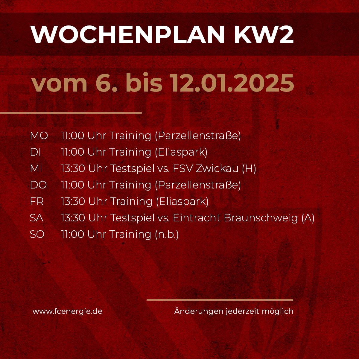 Nur_Energie's tweet image. #WIR starten in die zweite Woche des Jahres und hier habt Ihr die Übersicht! #KW2