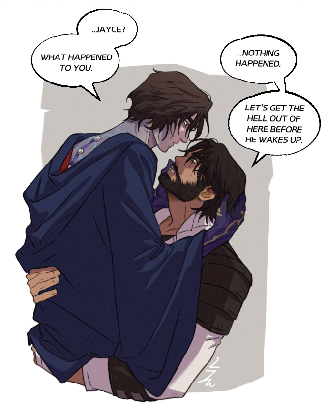 If Viktor, revived by Hexcore, had met Jayce on another time line first..This is the beginning of a love triangle.. #jayvik