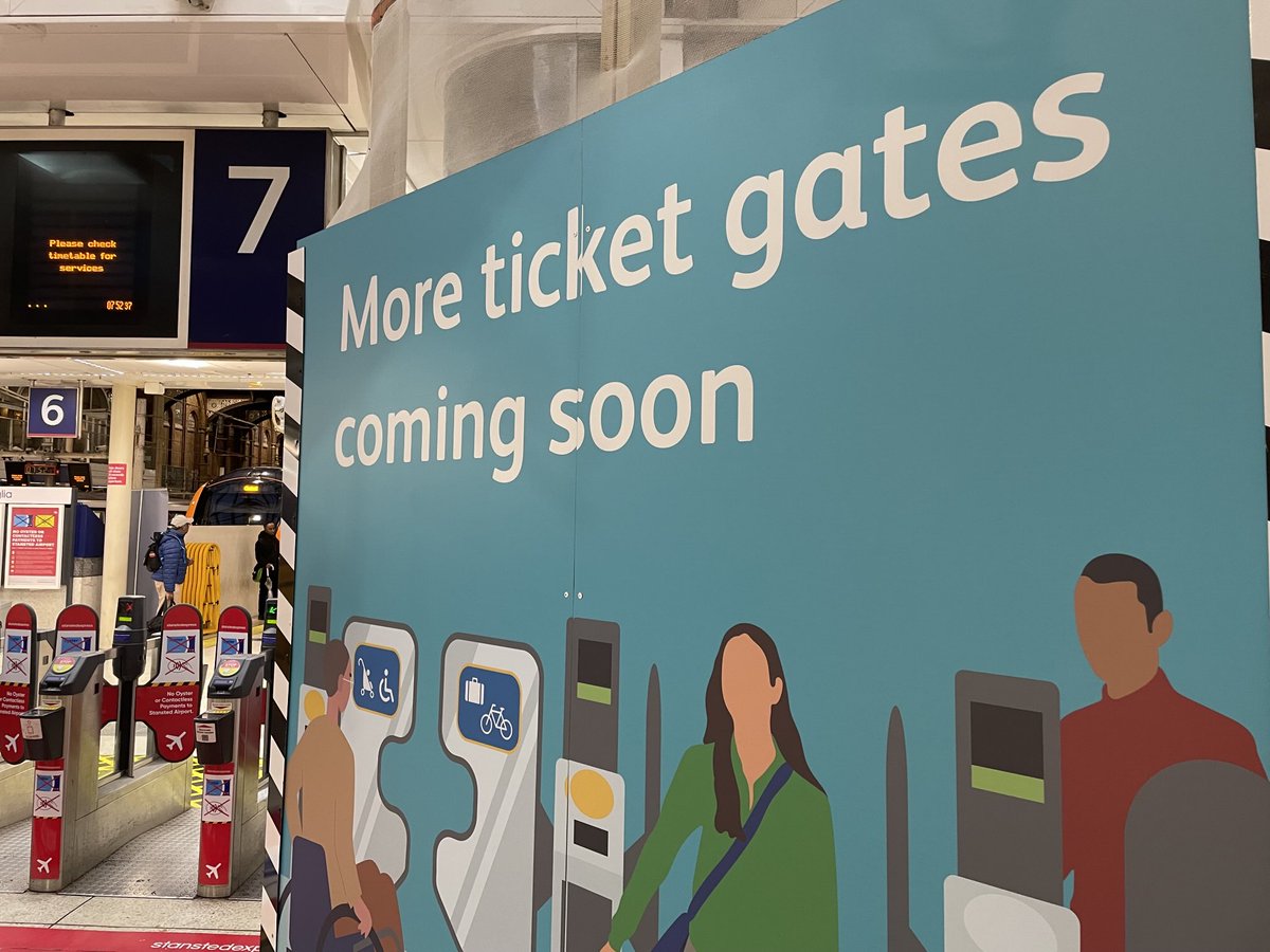 Ross Lydall (@rosslydall) on Twitter photo Hurrah! More ticket barriers at Liverpool Street station as scheme to remove shop kiosks starts to make a difference <a href="/NetworkRailLST/">Liverpool Street</a> Hurrah! More ticket barriers at Liverpool Street station as scheme to remove shop kiosks starts to make a difference <a href="/NetworkRailLST/">Liverpool Street</a>